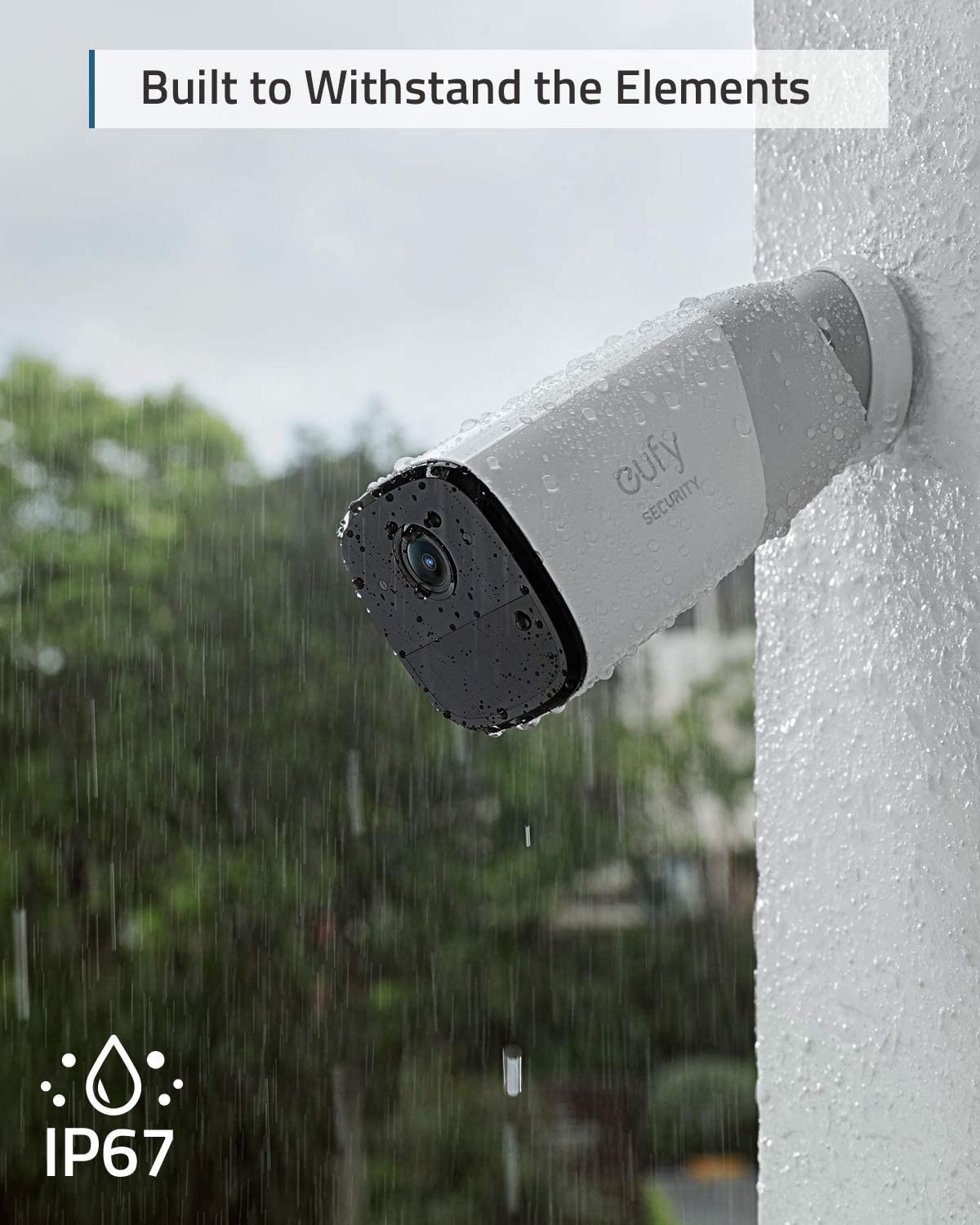Camaras de Vigilancia eufyCam 2 Pro, 2K Cámara IP Exterior, 365 días de batería, Compatible con HomeKit, protección IP67, visión Nocturna, Juego de 2 cámaras, sin Tarifa mensual