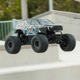 ARRMA 1/10 Gorgon 2WD RTR Monster Truck Mega 550 14T Motor Brush, Spektrum SLT2 2,4 GHz, Incluye batería NiMH de 3300 mAh y Cargador USB-C S120 - Gun Metal