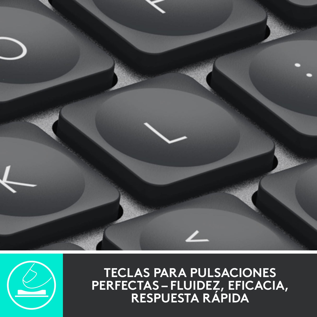 Logitech MX Keys for Business, Teclado retroiluminado inalámbrico, Teclas silenciosas para pulsaciones perfectas, Logi Bolt, Bluetooth, Recargable, Windows/Mac/Chrome/Linux, QWERTY Español - Gris