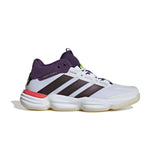 adidas Courtstabil Indoor Performance Shoes, Calzado Deportivo Hombre, Cloud White/Aurora Met. / Aurora Plum, 45 1/3 EU