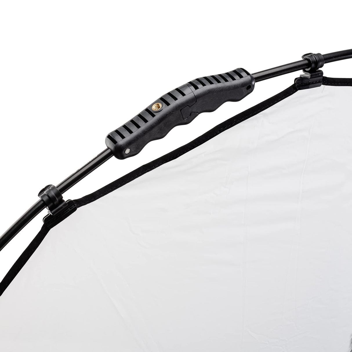 Manfrotto HaloCompact Plus Diffuser 98 cm / 38 pulg. Difusor Circular 2 Stop - Tecnología RapidExoframe, Bastidor de Aluminio Colapsable - LL LR3333, Plata/Blanco