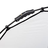 Manfrotto HaloCompact Plus Diffuser 98 cm / 38 pulg. Difusor Circular 2 Stop - Tecnología RapidExoframe, Bastidor de Aluminio Colapsable - LL LR3333, Plata/Blanco
