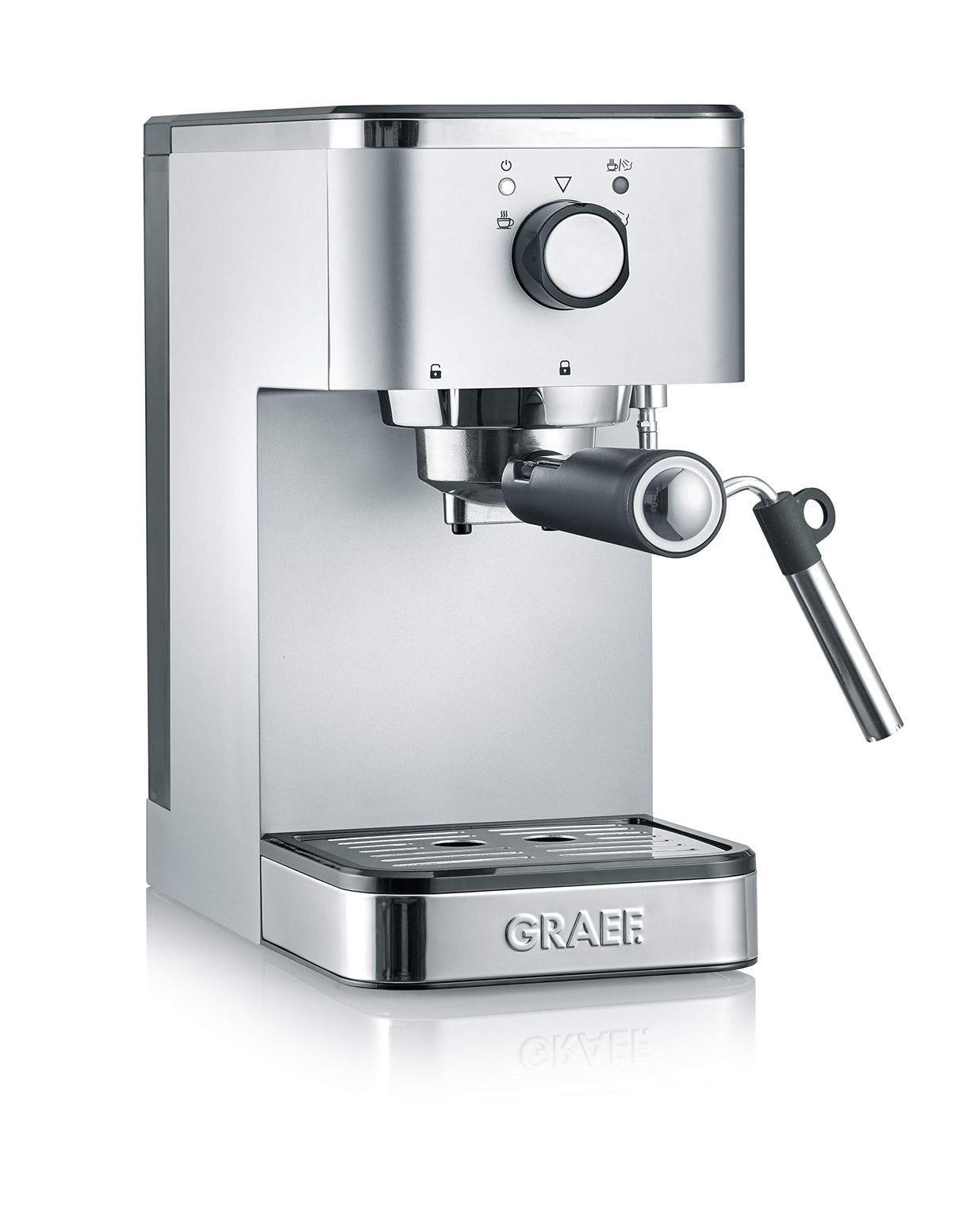 Graef Cafetera espresso Salita ES400, color plateado