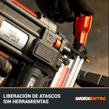 WORX Clavadora a batería 20V - 18GA PowerShare | WX842.9 | Clavos de 1,2mm y hasta 50mm de largo
