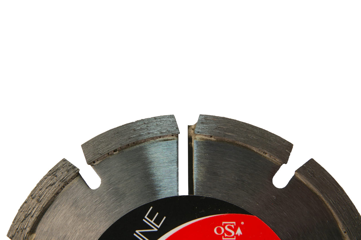 DIAM INDUSTRIES Disco de sellado profesional de 125 mm x 22,2 mm, segmentos rectos de ladrillo, bloque de cemento