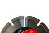 DIAM INDUSTRIES Disco de sellado profesional de 125 mm x 22,2 mm, segmentos rectos de ladrillo, bloque de cemento