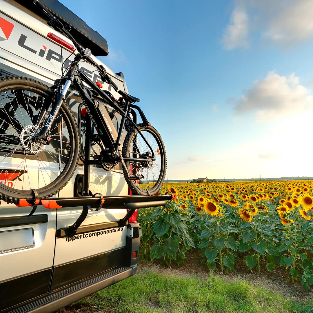 Lippert | R-Bike Van DUCATO | Portabicicletas Multiusos para Bicicletas y Bicicletas eléctricas Campers, en Aluminio, tamaño Individual, 2021104457