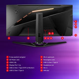 Msi Optix MEG381Cqr Plus - Monitor Gaming Curvo 2300R de 37.5”, G-SYNC, 3840X1600 (Wqhd), Rapid Ips, 600 Nits, Tasa De Refresco 175Hz, Tiempo de Respuesta 1Ms, Negro