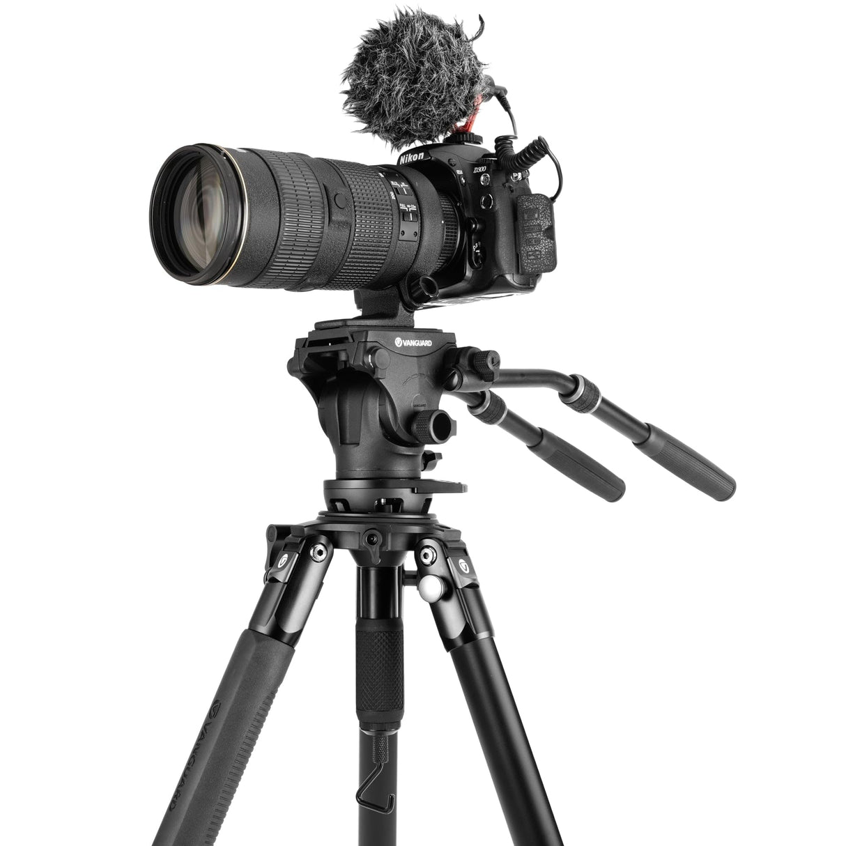 Vanguard Alta Pro 3VRL 303AV20 - Trípode con rótula de vídeo de Aluminio