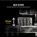 Corsair VENGEANCE LPX DDR4 RAM 32GB (2x16GB) 3600MHz CL18 AMD Ryzen Memoria del Ordenador - Negro (CMK32GX4M2Z3600C18)