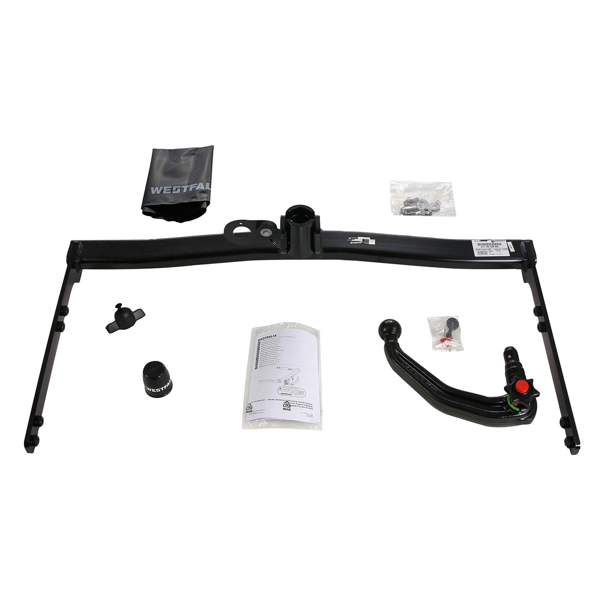 Westfalia Enganche Desmontable para Skoda Superb II (06/2008-05/2015), Skoda Octavia II (02/2004-06/2013) - Viene Acompañado de un Kit de Cableado de 13 pines
