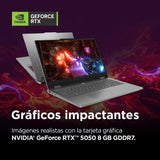 Lenovo LOQ Essential Gen 11 - Ordenador Portátil Gaming IA 15.6" FHD (Intel Core i7-13650HX, NVIDIA GeForce RTX 5050, 16GB RAM, 512GB SSD, 144 Hz, Wi-Fi 6, Windows 11 Home) QWERTY Español - Gris Luna