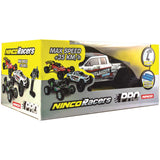Ninco, NincoRacers Outlander, Monster truck teledirigido a escala 1/12 y tracción a las 4 ruedas, Medidas: 34x26x15,5 cm, color gris (NH93141)