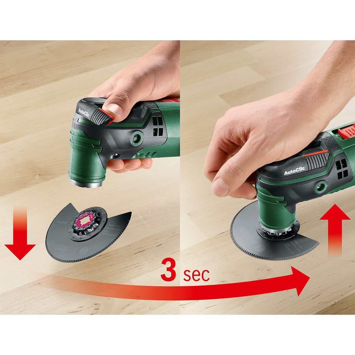 Bosch Multiherramienta PMF 250 CES 250 W, set universal de accesorios, en SystemBox, tamaño S - Amazon Edición
