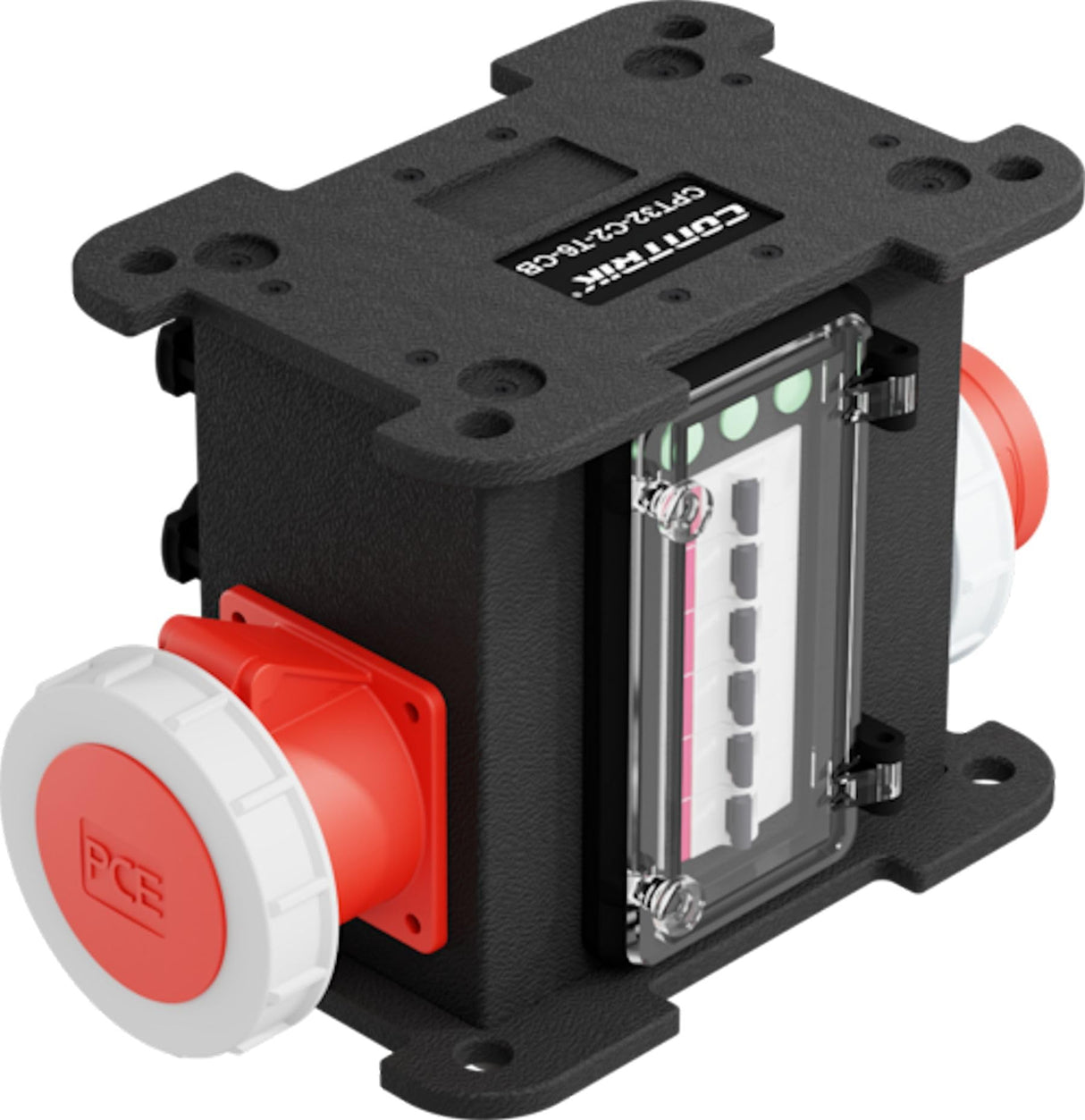 Power Turtle Xtreme Outdoor caja de distribución eléctrica, compacta y robusta que cuenta con una protección de circuito separada contra sobrecarga (MCB)