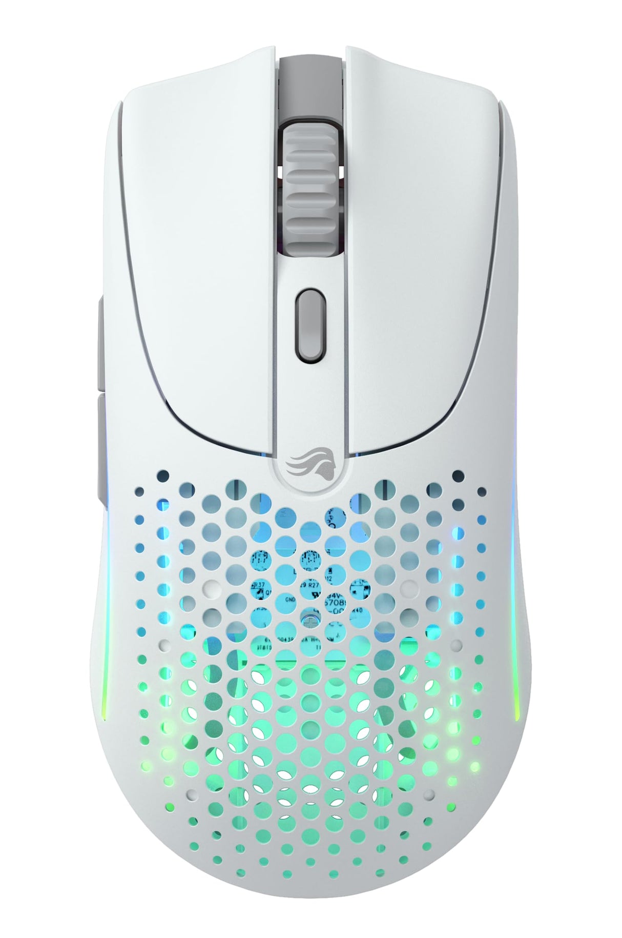 Glorious Gaming Model O 2 Wireless Ratón gaming inalámbrico - Híbrido 2,4 GHz y Bluetooth, 68g superligero, gran batería, sensor PPP 26K, RGB, ambidiestro, 6 botones, deslizadores de PTFE - Blanco