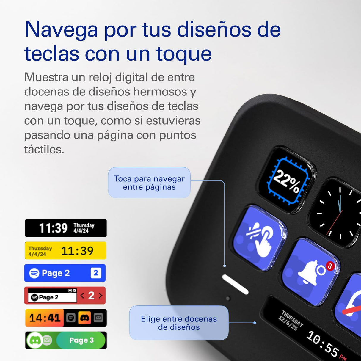 Elgato Stream Deck Neo (Negro) – 8 Teclas Personalizables, 2 Touch Points, Vuela por Tus tareas y procesos - Controla Word, Excel, PowerPoint, Teams, Zoom, Spotify, etc. - para Mac y PC
