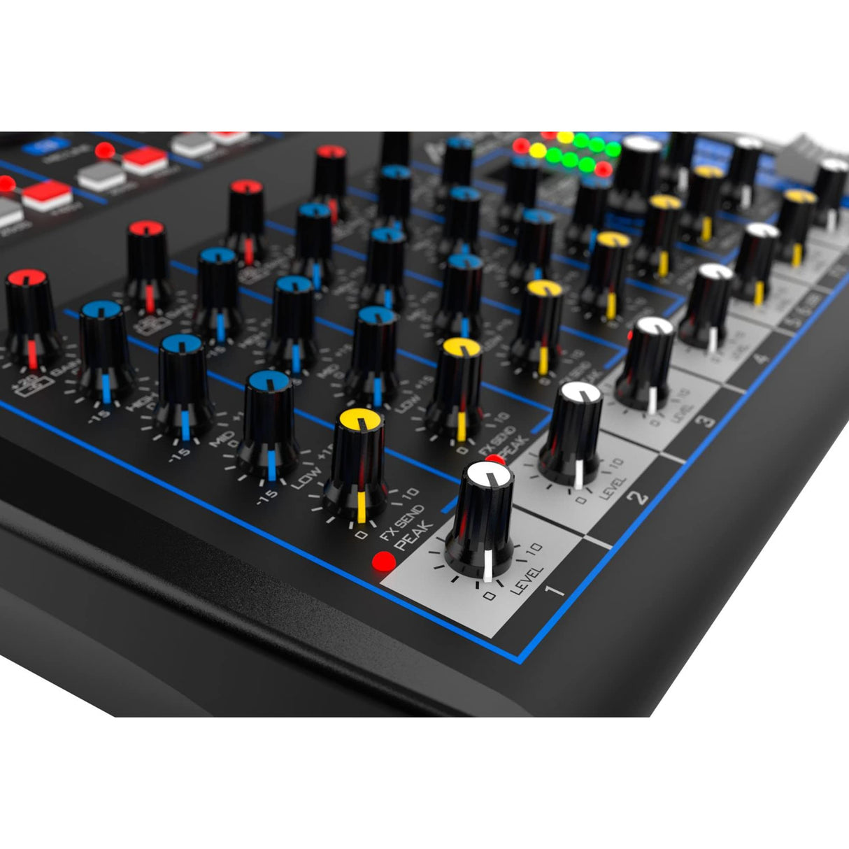 Audibax MG06 USB Mesa Mezclas 6 Canales con Bluetooth, MP3,USB Rec y Efectos
