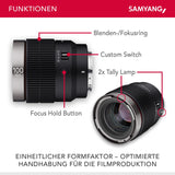 Samyang Objetivo V-AF 100mm T2.3 para Sony E