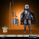 Star Wars La colección Vintage - Caza Estelar N-1 de El Mandaloriano - Serie The Mandalorian - Figura y vehículo a Escala de 9,5 cm