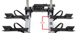 Westfalia Portabicicletas Bikelander para Enganches, para 3 Bicicletas, Apto para Bicicletas eléctricas, Plegable, Luces híbridas LED