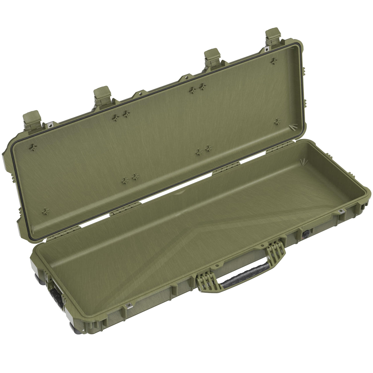 PELI 1720 Maleta Protectora Alargada; Protección Superior para Equipos Valiosos como Cámaras DSLR, Kits GoPro y Drones Compactos; Resistente al Agua y al Polvo; Volumen: 49 litros; Color: Verde OD