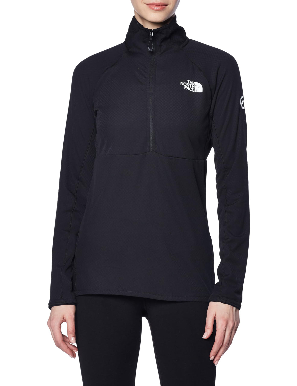 THE NORTH FACE NF0A5J8CJK3 W Summit FUTUREFLEECE LT 1/2 Zip Sweatshirt Mujer Black Tamaño XL