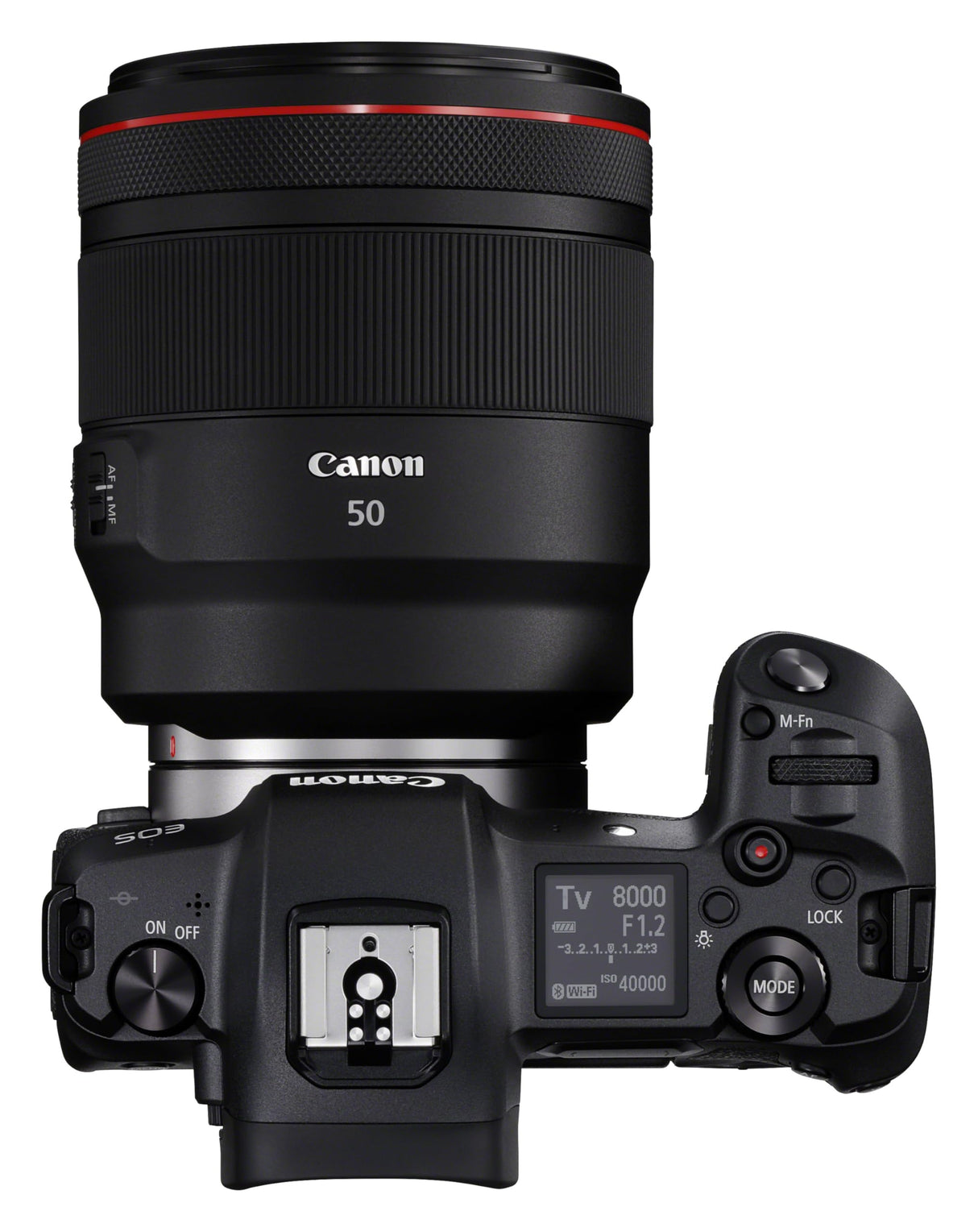 Canon - Objetivo RF 50mm f/1,2 L USM (Abertura f/1,2, Enfoque mínimo de 0,40 m, Motor USM, Abertura de 10 Hojas, Serie L) Negro