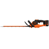 BLACK+DECKER Cortasetos 36V, Batería 2.5Ah, Cuchilla Doble Acción 55cm, Doble Interruptor y Mango, Tecnología Powercommand, Incluye Batería y Cargador 1,3A, BCHTS3625L1-QW