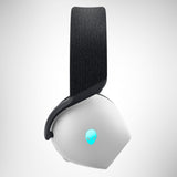 Alienware Auriculares Gaming Inalámbricos Tri-Mode - Dolby Atmos, Doble Micrófono IA, 30H de Batería, Controles Táctiles, Triple Conectividad, AlienFX RGB- Lunar Light