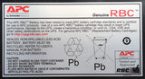 APC – Schneider Electric RBC116 116 Cartucho de Batería de Sustitución , 41.9cm x 8.9cm x 16.5cm, Negro