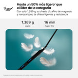 LG gram 17ZD90TL-G.AX85BN - Ordenador Portátil Ultraligero de 17" Intel Core Ultra 7 258V, 32 GB RAM, 512 GB SSD, IPS Antirreflejo, 1389g, 24.5h, FreeOS, Teclado QWERTY Español, Negro Carbón
