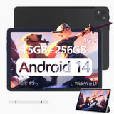 DOOGEE T10 Pro Tablet 10,1 Pulgadas FHD+ con 15GB RAM + 256GB ROM (Ampliable 1TB), Android 14 Tablet, Batería de 8580mAh, Octa-Core con Dual 4G LTE, WiFi 2,4/5G, TÜV-Certificado, 13MP + 8MP, Negro