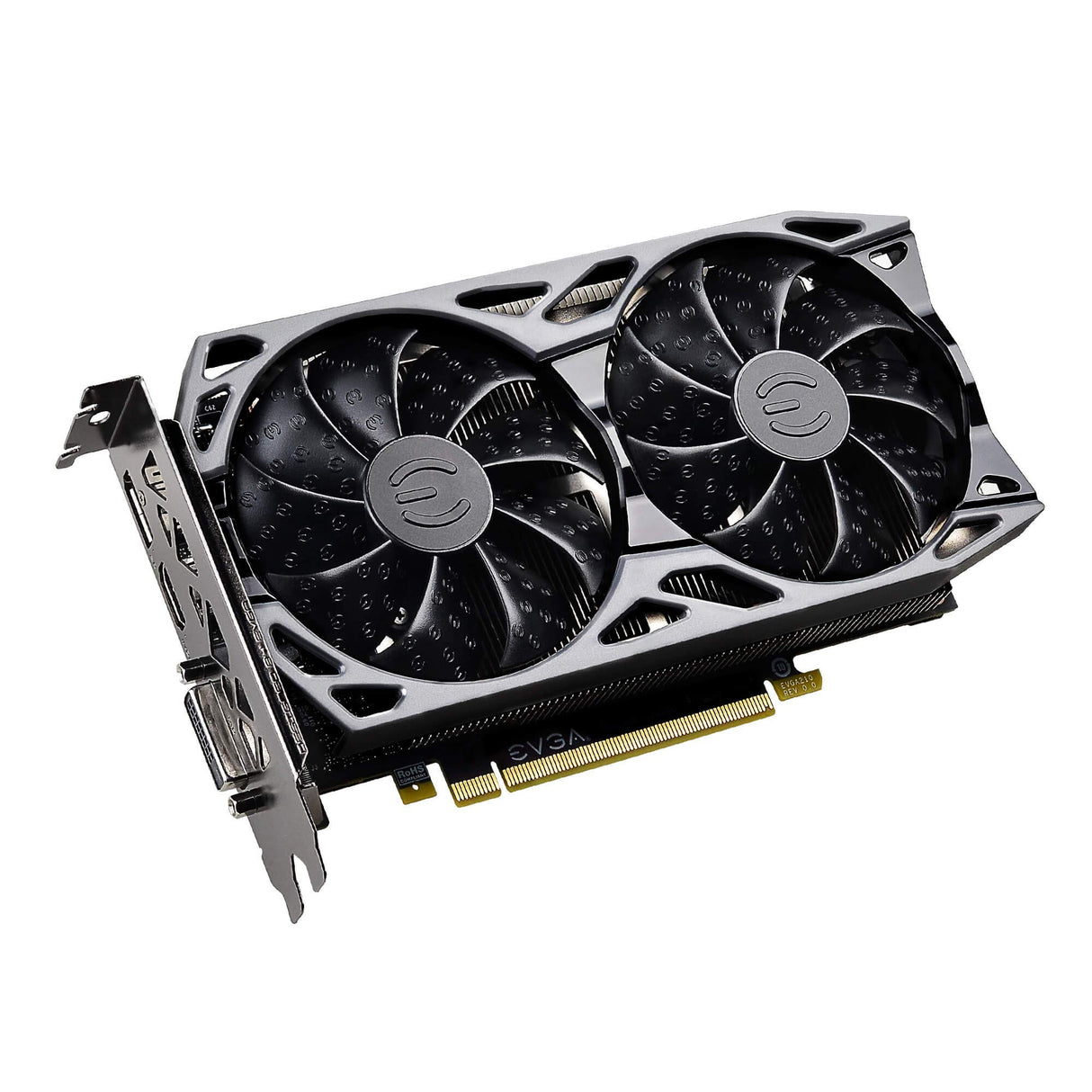 EVGA GeForce RTX 2060 KO Ultra Gaming, 06G-P4-2068-KR, 6GB GDDR6, Doble Ventilador, Placa Trasera de Metal