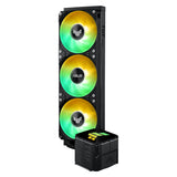 ASUS TUF Gaming LC III 360 ARGB - Refrigerador líquido para CPU todo en uno (ventilador triple integrado preinstalado, mangueras de 400 mm, Intel LGA 1851, 1700, 1200 y AMD AM5, AM4, iluminación Aura