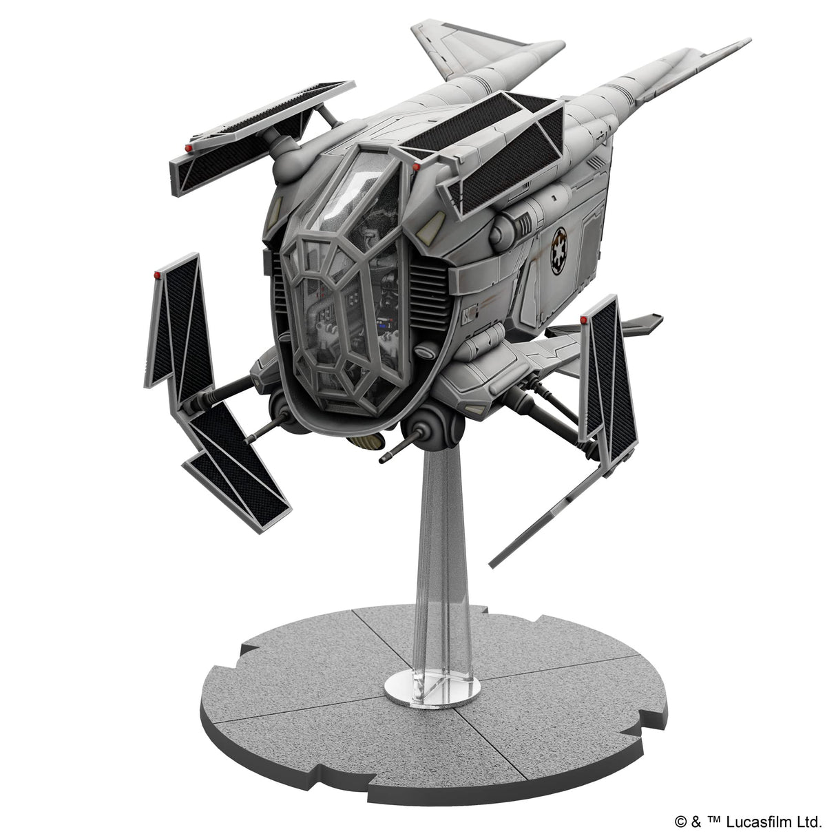 Atomic Mass Games, Star Wars Legion: Neutral Expansions: LAAT/IE Patrol Transport Unit, Unit Expansion, Miniatures Game, Ages 14+, 2 Players, 90 Minutes Playing Time