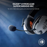 Razer BlackShark V2 Pro - Auriculares Inalámbricos para Esports (Diafragmas de Titanio de 50 mm TriForce, Micrófono Supercardioide HyperClear, Cancelación Pasiva de Ruido Avanzada) Rainbow Six Siege