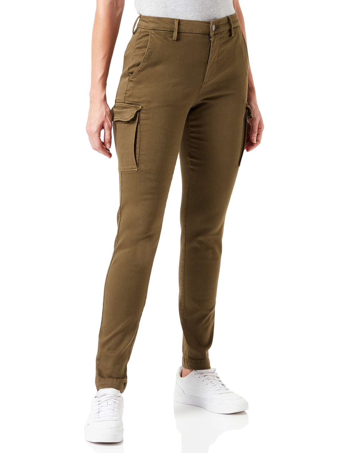 REPLAY Lailah Jeans, 238 Verde Militar, 28W x 30L para Mujer