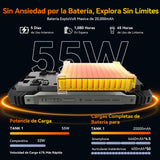 OSCAL Tank 1 Movil Resistente 5G, 48GB+512GB, 20000mAh 55W, Cámara 64MP+50MP+20MP Visión Nocturna, 6.78" FHD+120Hz & 2,01" Pantalla Sec., Dimensity 7050 Movil Irrompible Android 15, IP69K/NFC/OTG