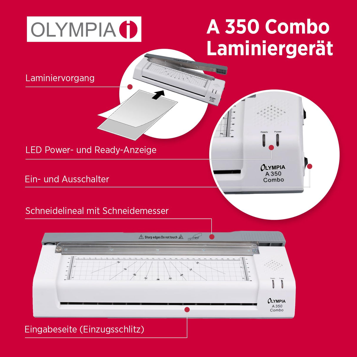 Olympia Kit de laminación A 350 Combo 3130 DIN A3