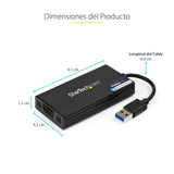 StarTech.com Adaptador Gráfico USB 3.0 a HDMI - UltraHD 4K30Hz - Conversor Externo USB-A a HDMI para Monitor - Mac y Windows
