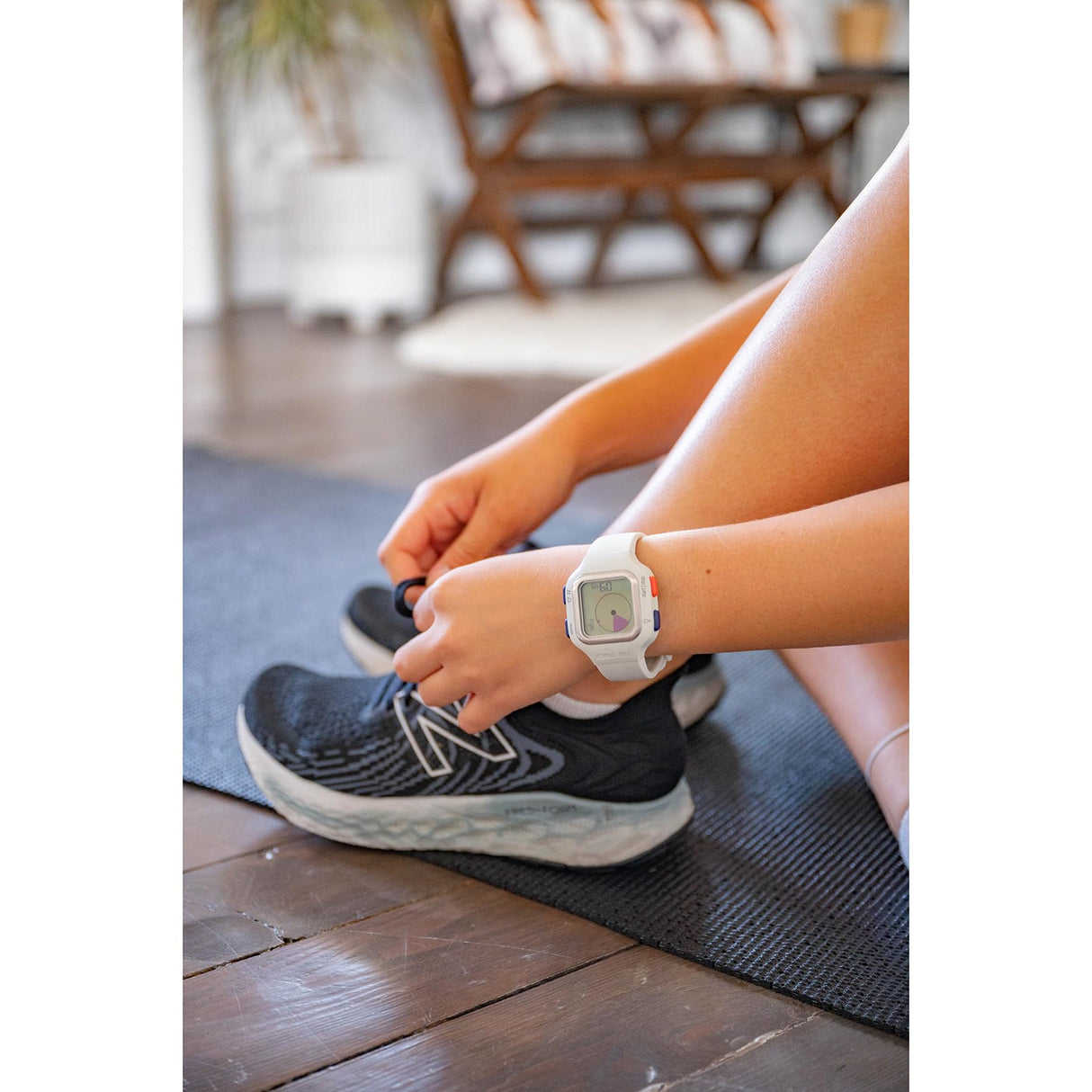 TIME TIMER Reloj — Analógico y Digital Visual de 12 Horas o 24 Horas — para el Aprendizaje de los niños, la Toma de exámenes y el Seguimiento del Entrenamiento (Blanco Ártico, Pequeño)
