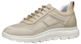Geox D Spherica C, Zapatillas Mujer, Lt Taupe, 38 EU