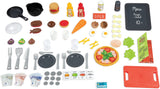 Smoby Infantil Kids Restaurant con Tres Zonas diferenciadas, INlcuye 73 accesoruios, Color (312304)