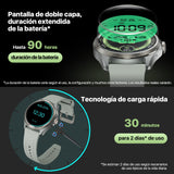 Ticwatch Pro 5 Enduro Slate Smartwatch para Hombres 1.43 "Android Wear OS Reloj Inteligente 90 Horas de batería 110+ Modos de Entrenamiento 7/24 Ritmo cardíaco No es Compatible con iPhone/iOS