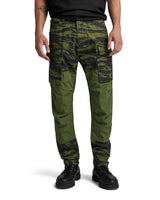 G-STAR Para Hombre Pantalones 3D Regular Tapered Cargo 2.0, Multicolor (Shadow Olive 2L Tiger Camo D24308-D386-G393), 36W / 34L