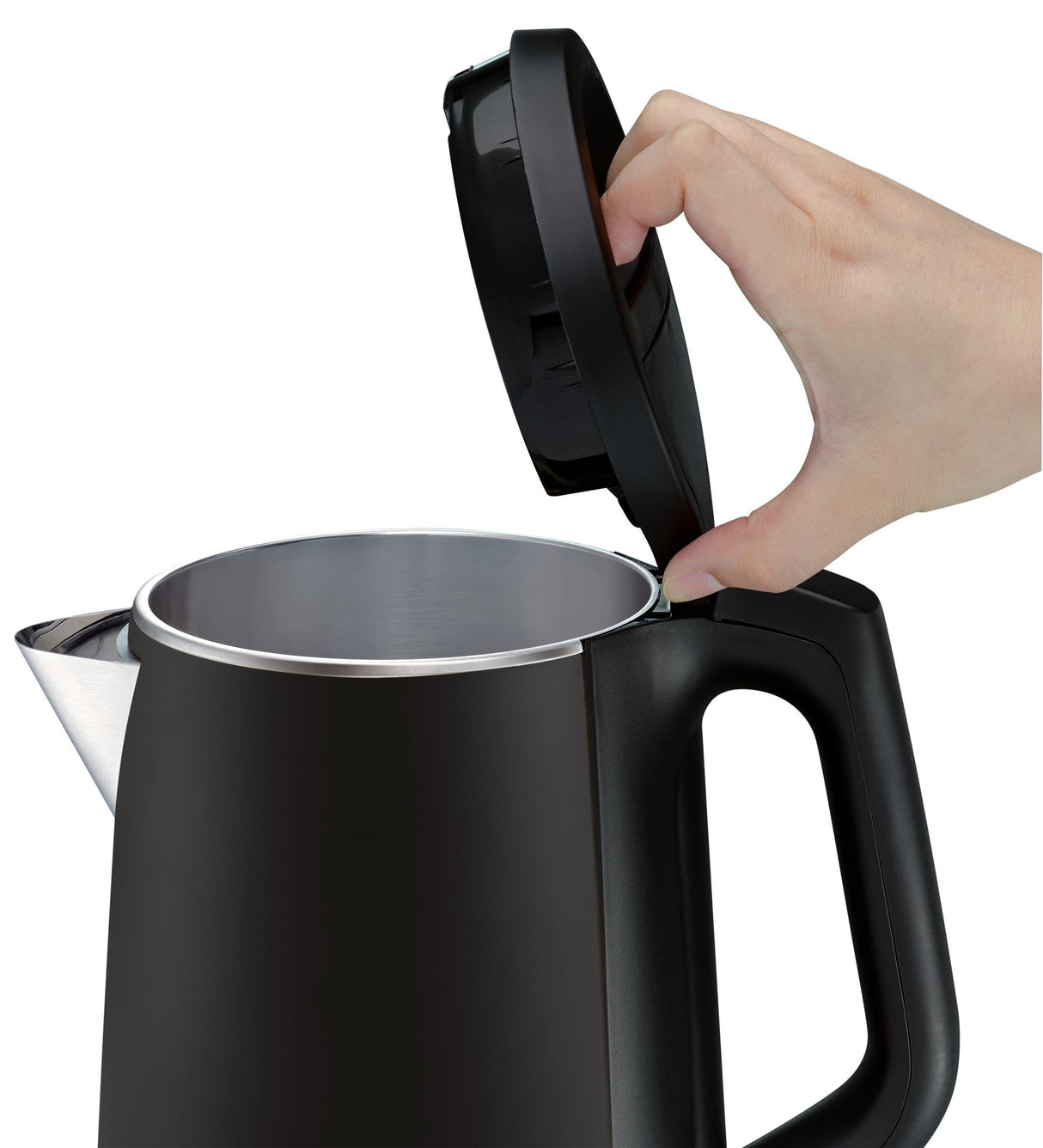 Tefal KO 3718 - Hervidor eléctrico, 2400 W, 1.5 L, negro/plateado