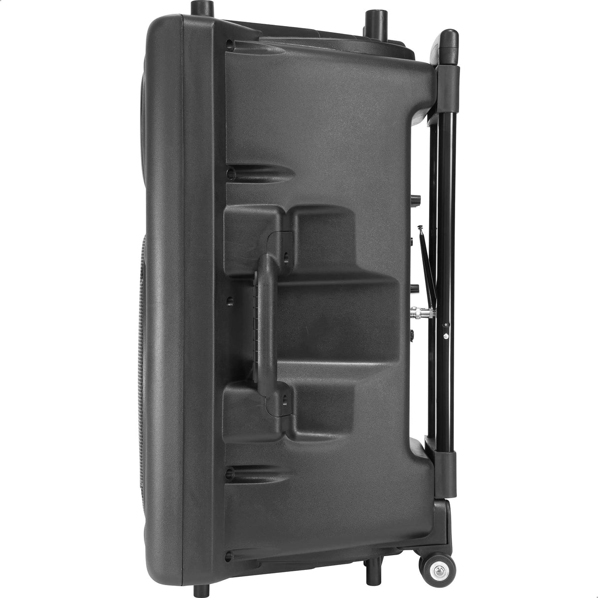 Ibiza - PORT15UHF-BT - Altavoz portátil 15"/800W MAX con 2 micrófonos (UHF), mando a distancia y funda protectora - Bluetooth, USB, SD & TWS - Autonomía de 6 a 8h - Speaker Box