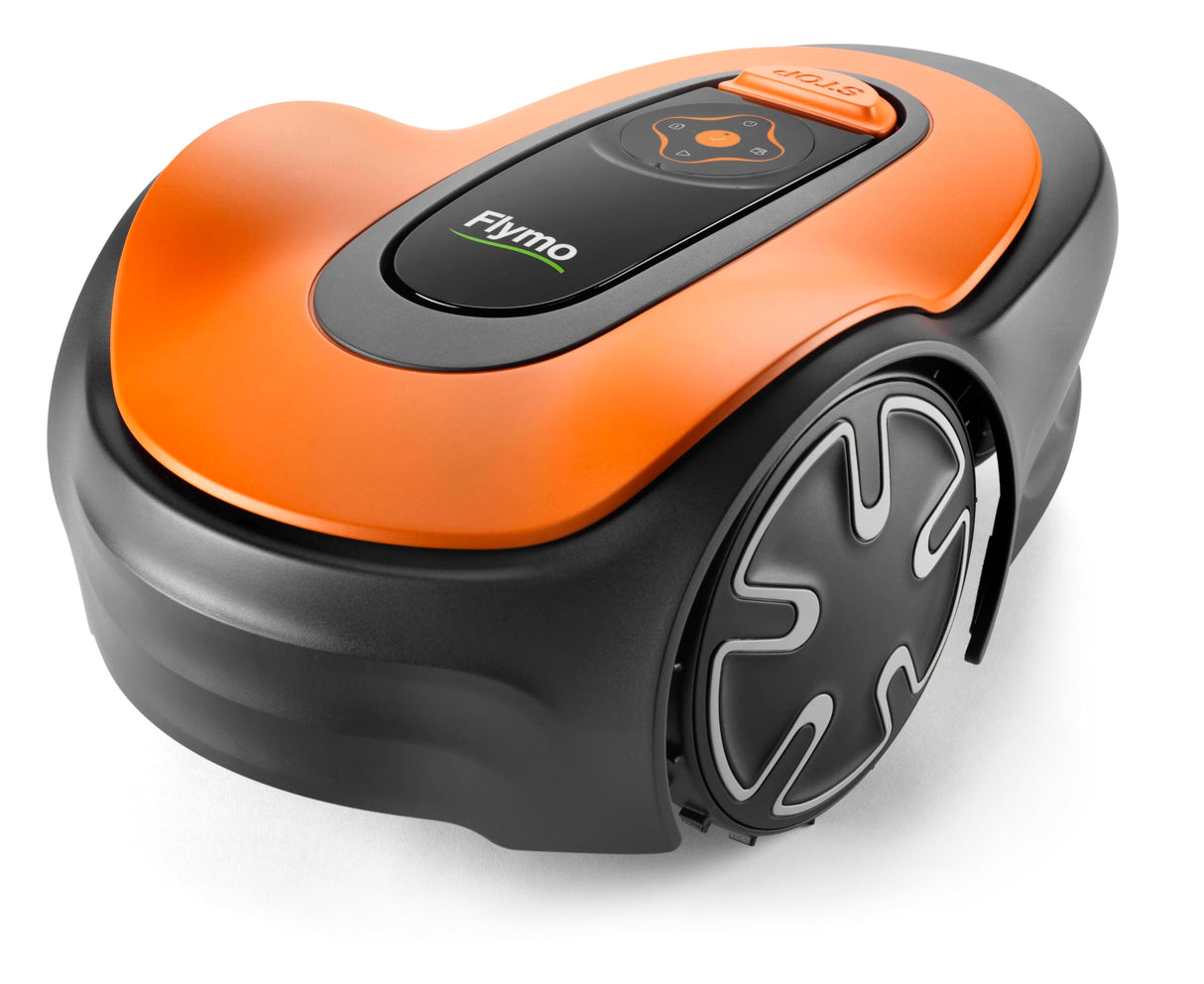 Flymo EasiLife GO 400 Cortacésped robótico para el césped Cuidado Fácil instalación e instalación. Práctico Control de Aplicaciones. Silenciosamente Cortar de Forma Segura hasta Metros
