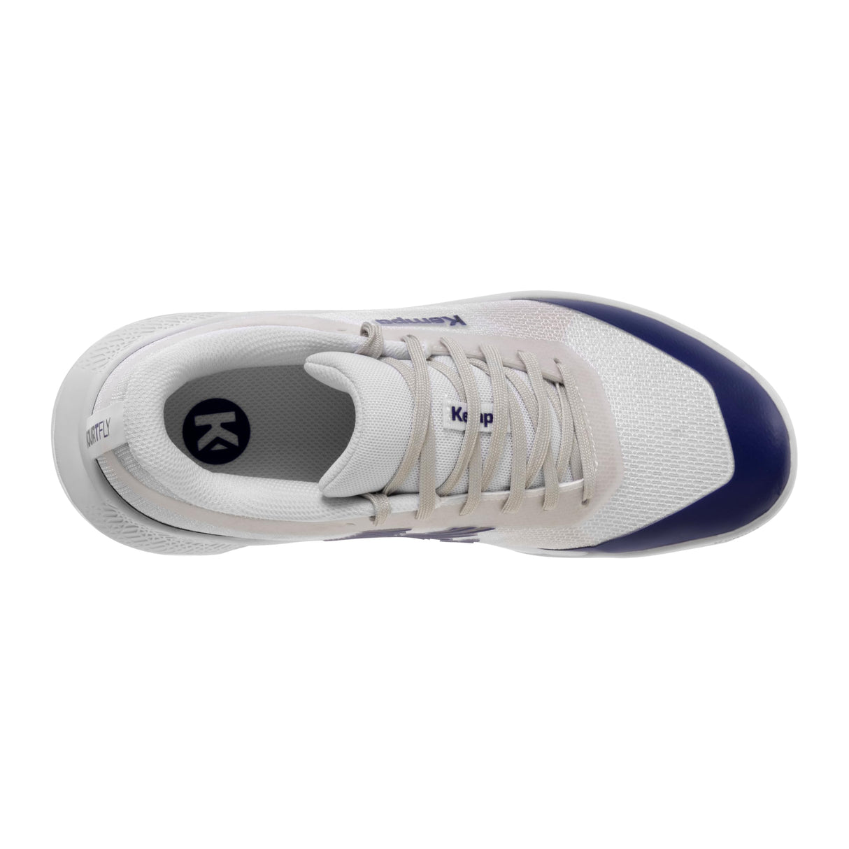 Kempa Kourtfly Two Zapatillas de Balonmano para Mujer, Blanco/Morado, 38 EU